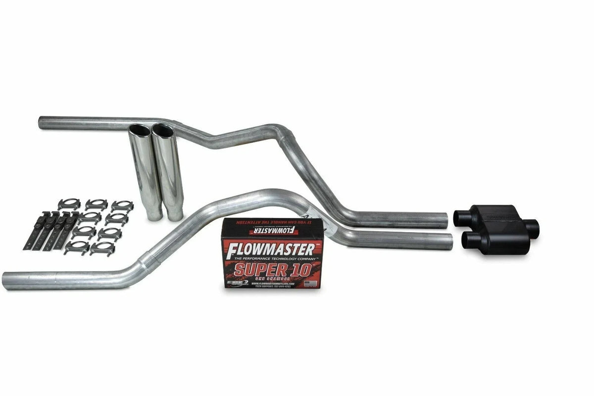 Dual Exhaust Kit 2.5" - Flowmaster Super 10 for Ford F150 2021-2025