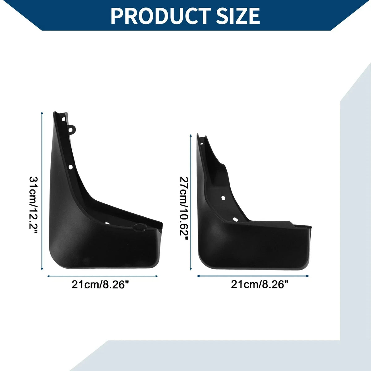 Mud Flaps Splash Guards for Mercedes-Benz GLA 220/200 (2014-2019)