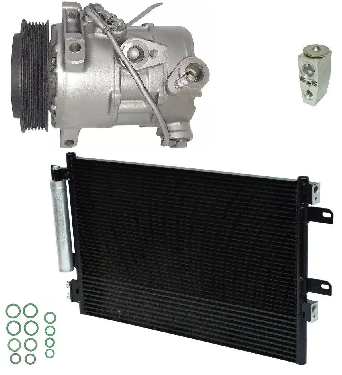 A/C Compressor Kit With Condenser for Jeep Patriot 2.0L (2012–2012)