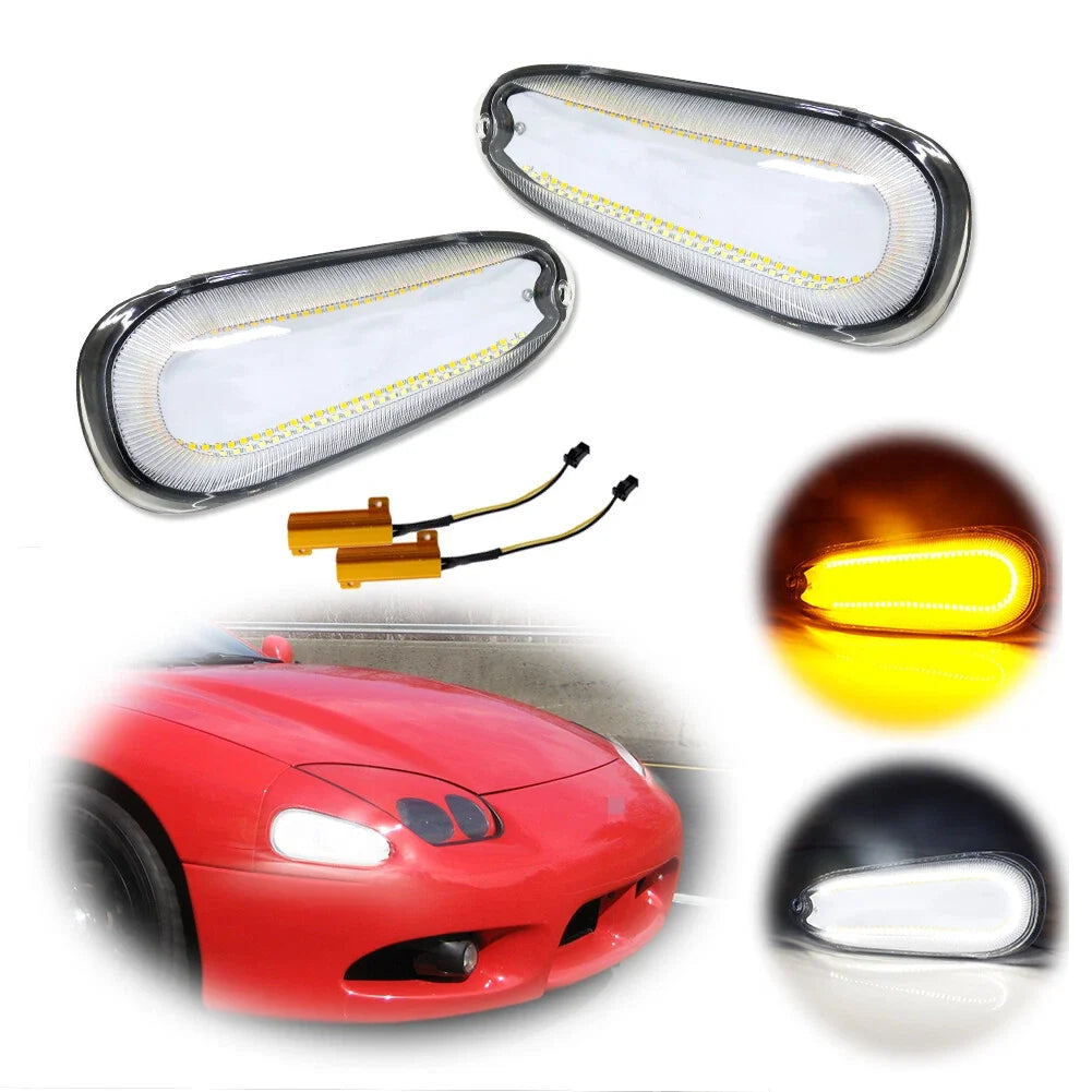 Clear Corner DRL Signal Lights for Mitsubishi 3000GT (1994–1998)