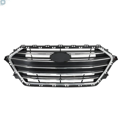 Front Grille Bumper for Hyundai Elantra 2017-2018 with Chrome Trim