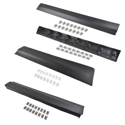 Black Lower Door Trim Molding Set for Cadillac XT5 (2017-2025)