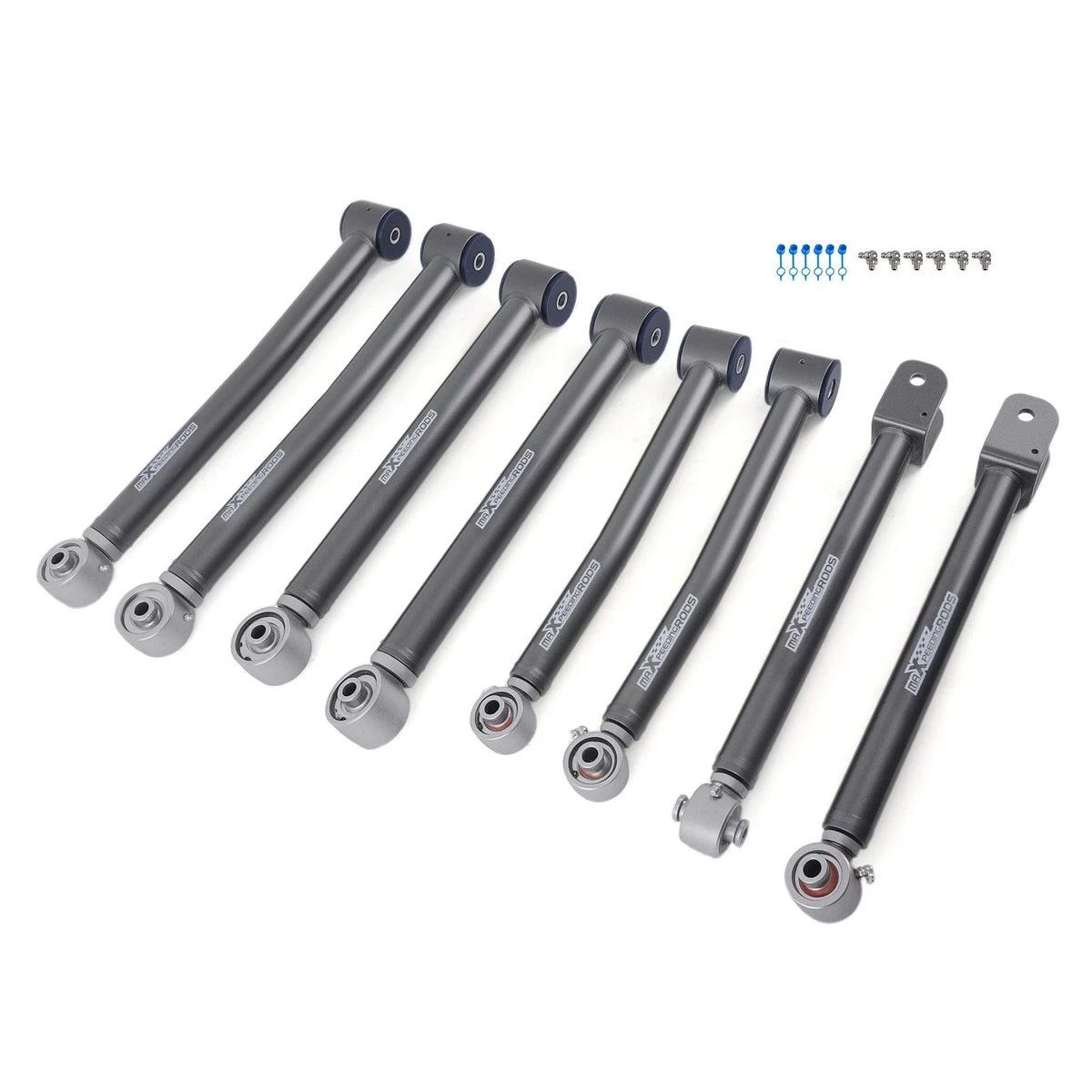 Set of 8 Adjustable Control Arms for Jeep Wrangler JK (2007–2018)