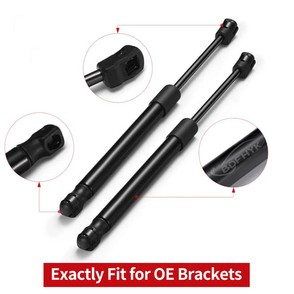 Lift Supports (Gas Charged) for Nissan Titan 2004 to 2015 - 2 Pack