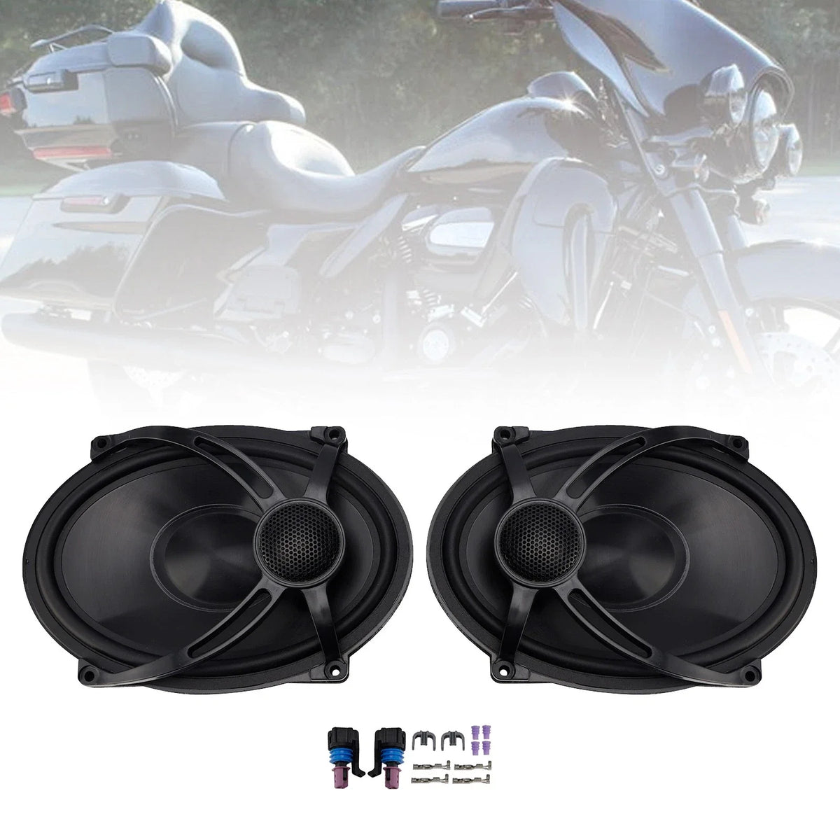5"X7" Saddlebag Lid Speakers for Harley Touring Road Glide FLHR (1994–2024)