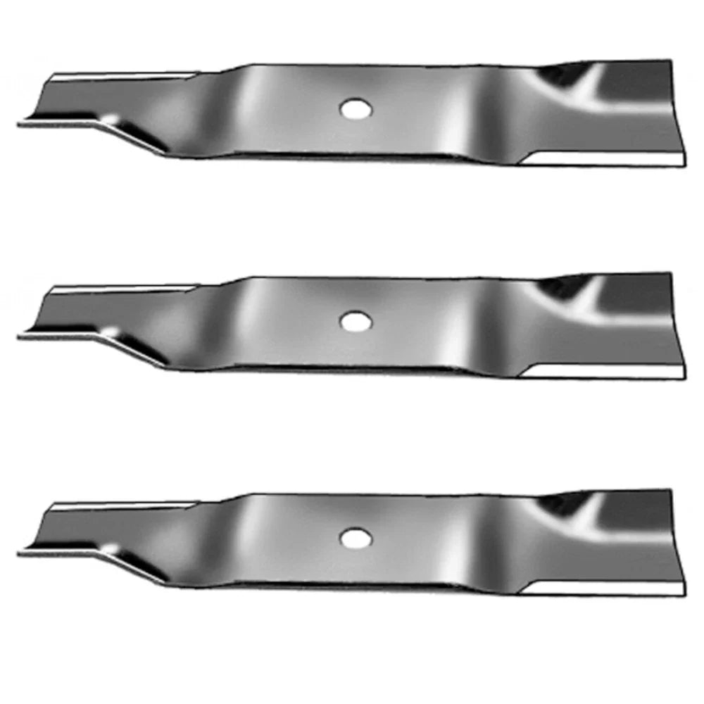 3X Replacement Lawn Mower Blades for MTD Cub Cadet White (Fits 942-04415)