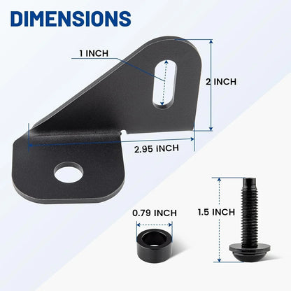 Antenna Mounting Bracket for Jeep Wrangler JL JLU (2018–2024)