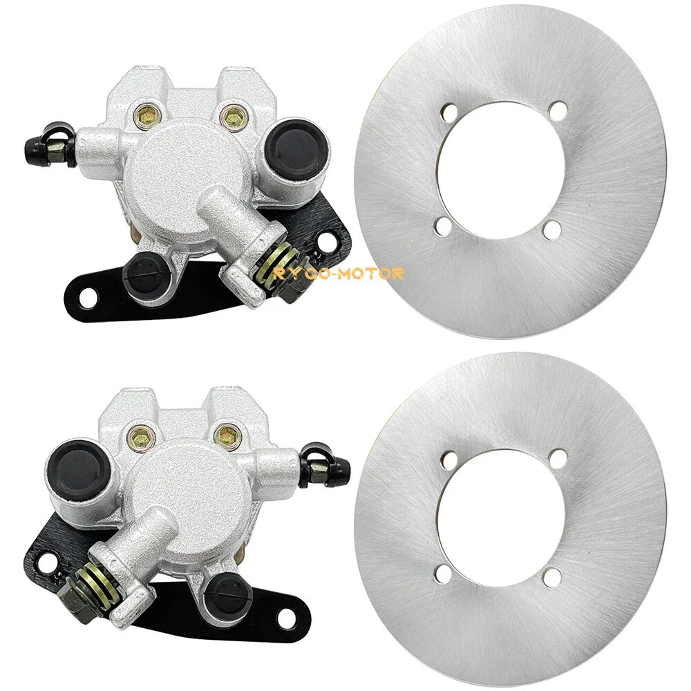 Front Brake Calipers & Disc Rotor for Suzuki Eiger 400, Vinson 500 (2002–2009)