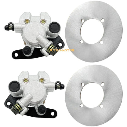Front Brake Calipers & Disc Rotor for Suzuki Eiger 400, Vinson 500 (2002–2009)