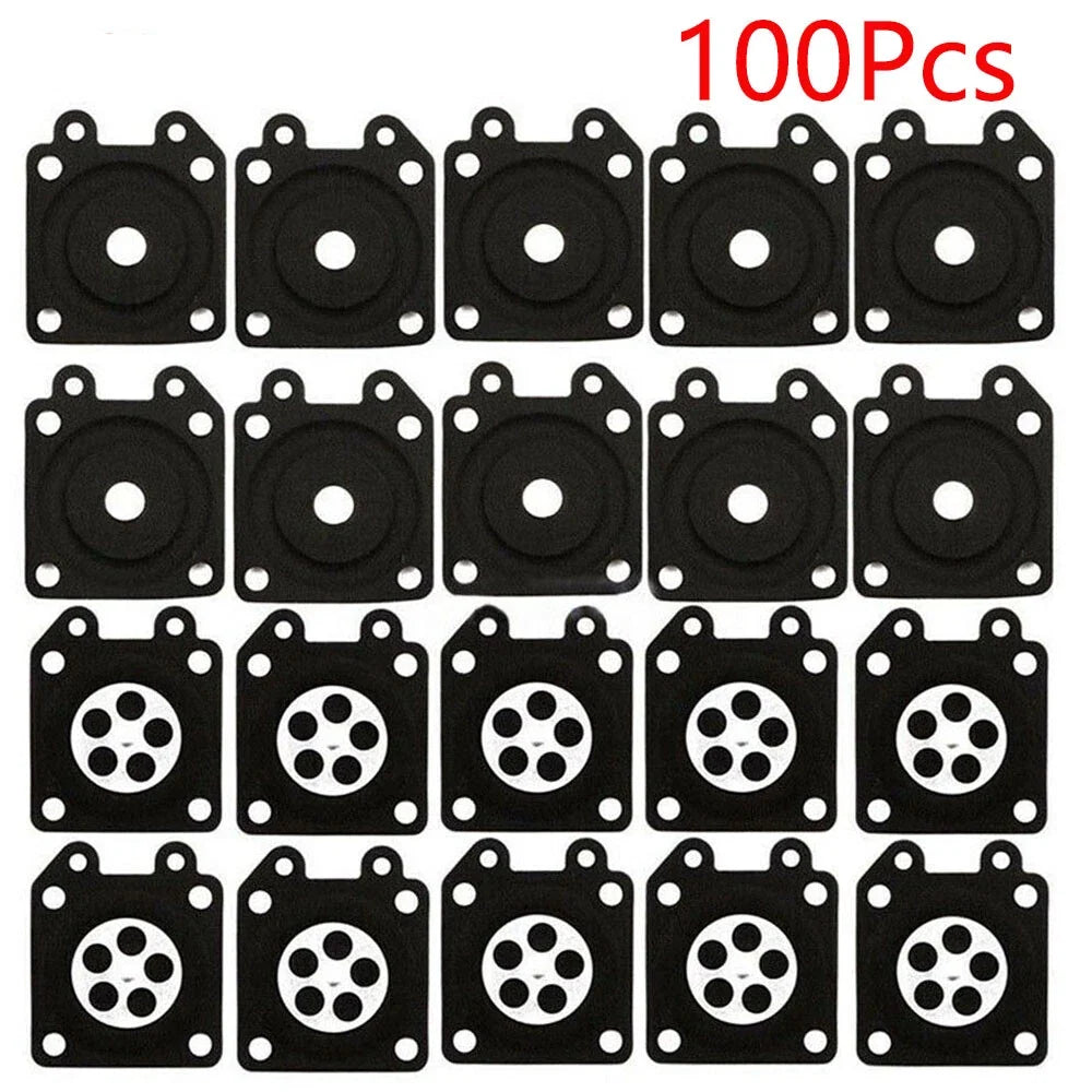 100Pcs Carburetor Metering Diaphragm for Walbro (95-526-9-8, 95-526-9, 95-526)
