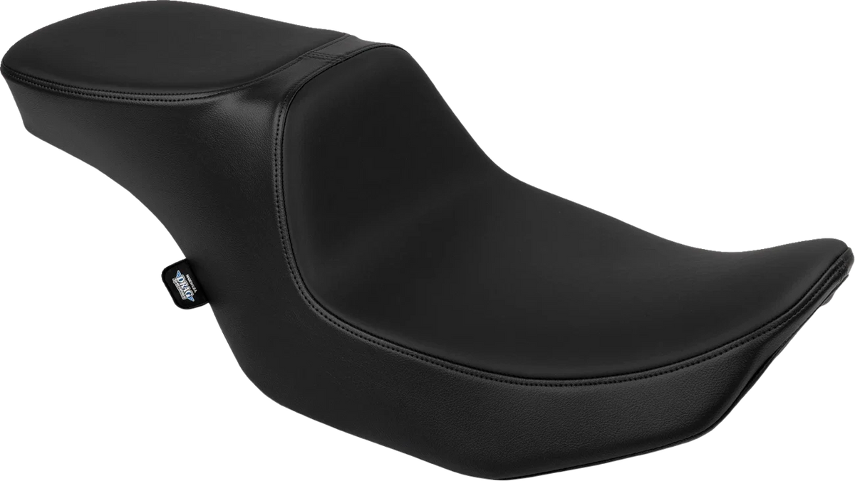 Predator 2-Up Seat - Smooth Solar Leather for Harley-Davidson 2014-2023