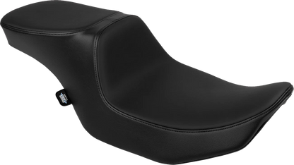 Predator 2-Up Seat - Smooth Solar Leather for Harley-Davidson 2014-2023
