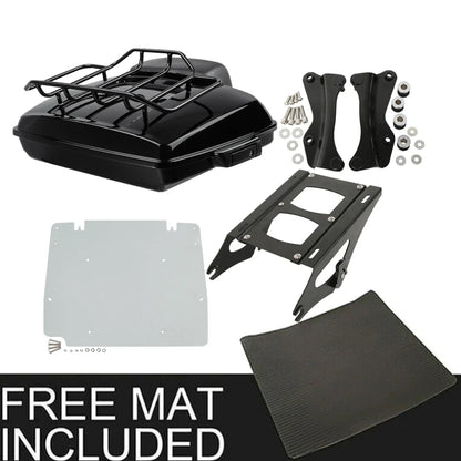 Trunk Mount Rack Plate Kit for Harley Touring Road King 2014-2025
