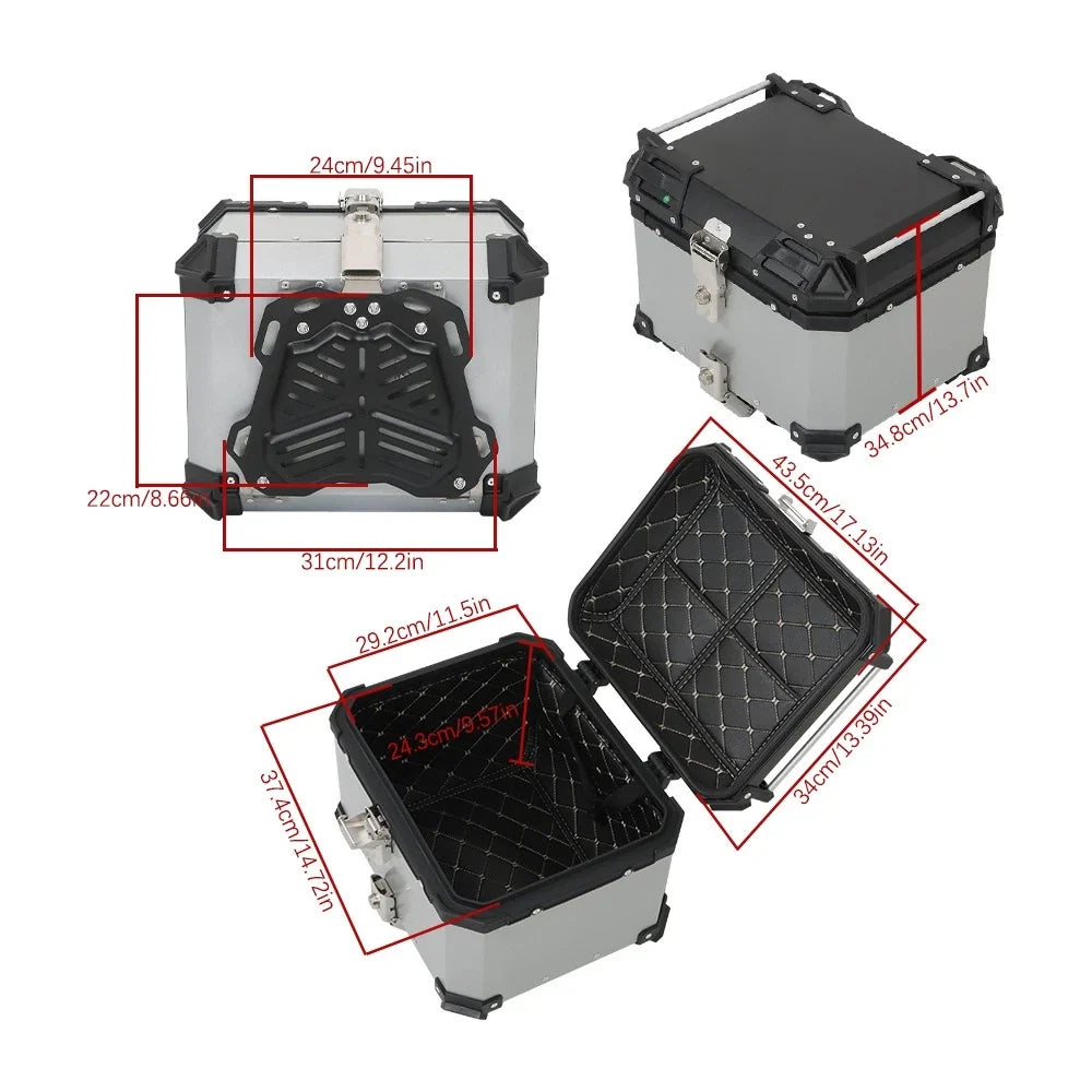 45L Waterproof Tail Box for Motorcycle Scooter