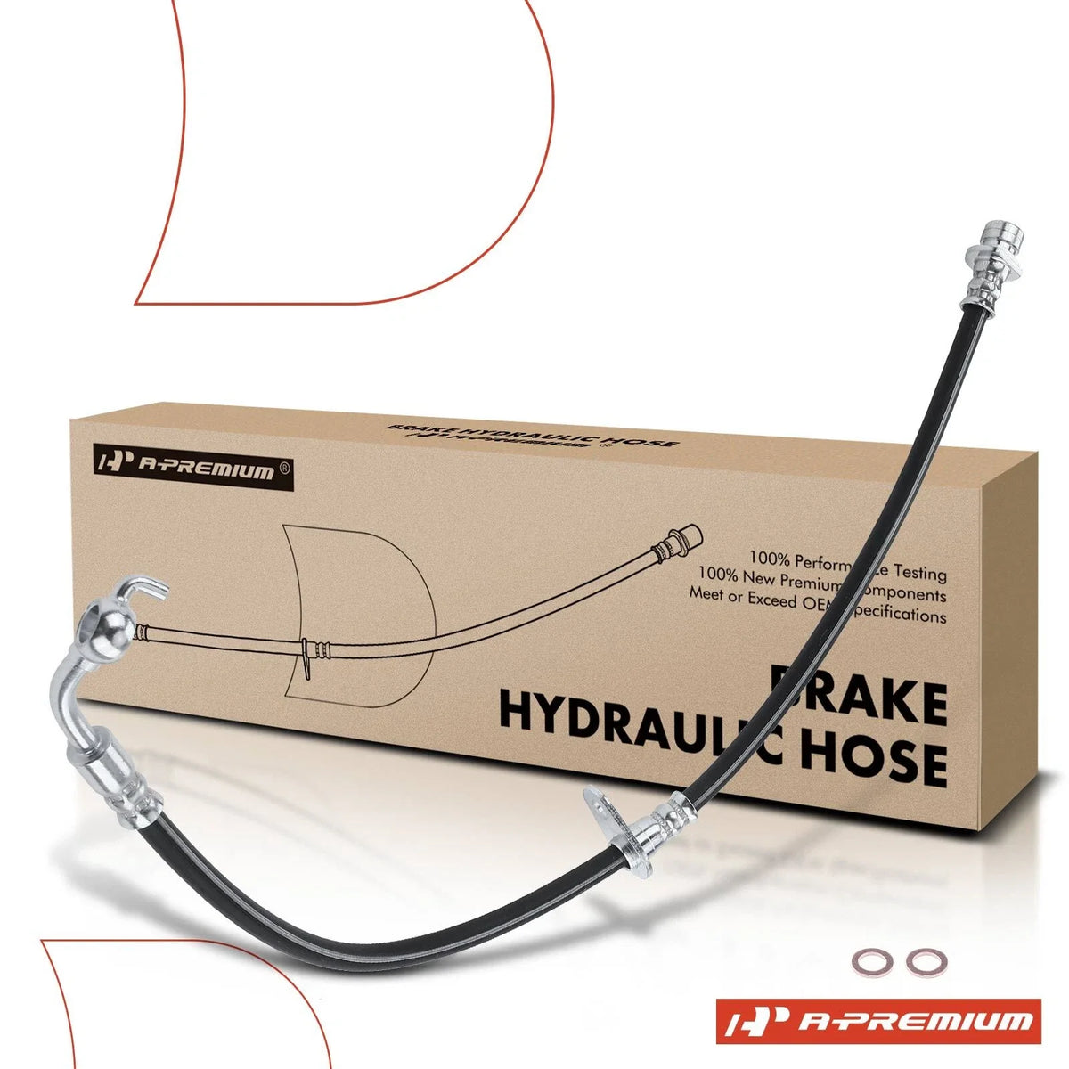 Rear Passenger Brake Hydraulic Hose for Honda CR-V (2017)