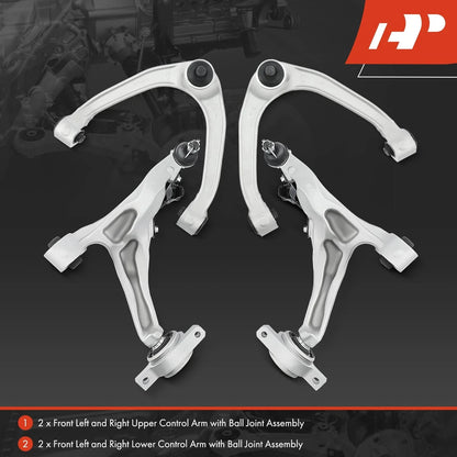 Set of 4 Ball Joints & Control Arms for Infiniti