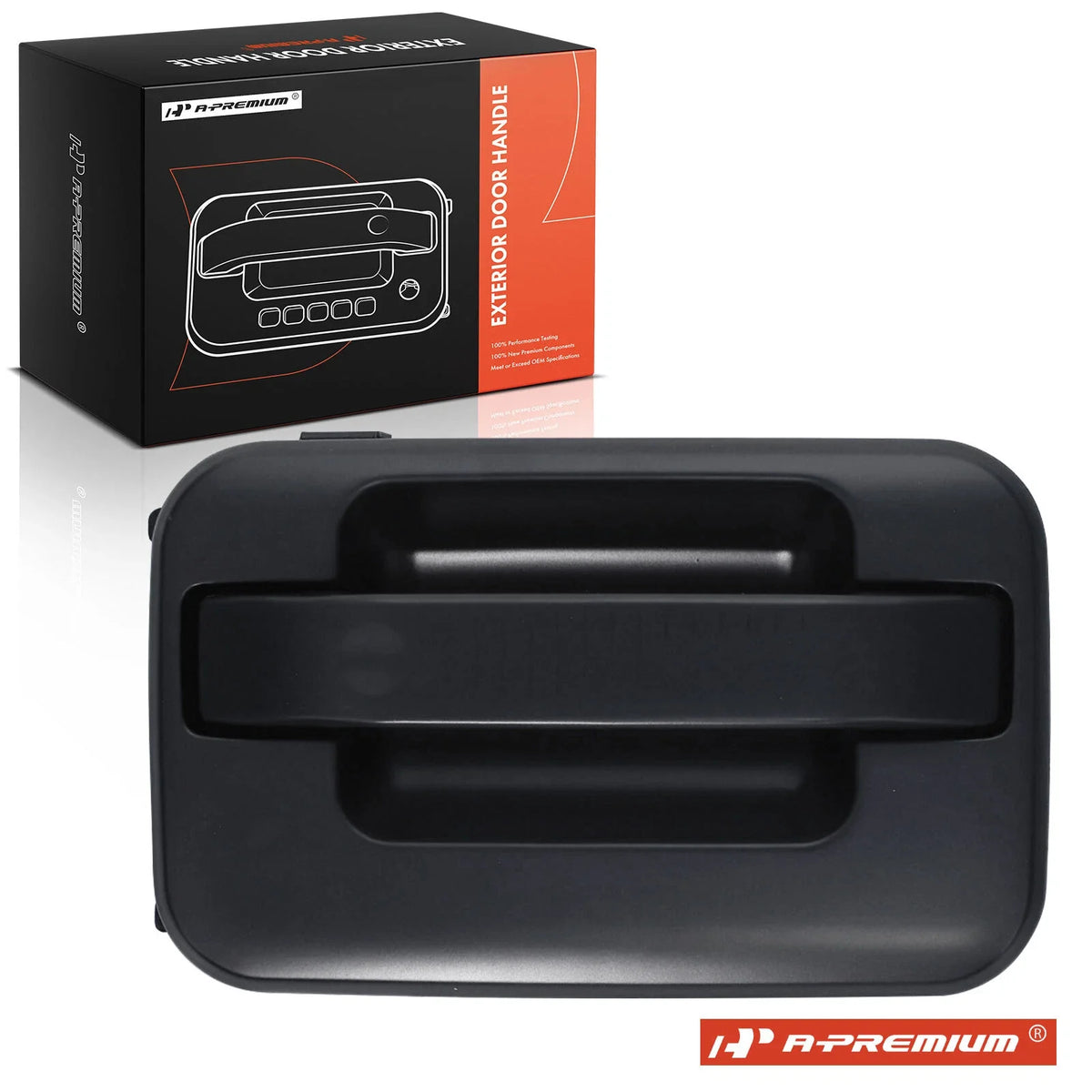 Right Smooth Black Exterior Door Handle for Ford F-150 (2004–2014)