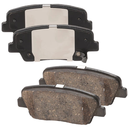 Set of 4 Rear Ceramic Brake Pads for Kia Sedona (2007–2014) & Hyundai Entourage (2007–2009)