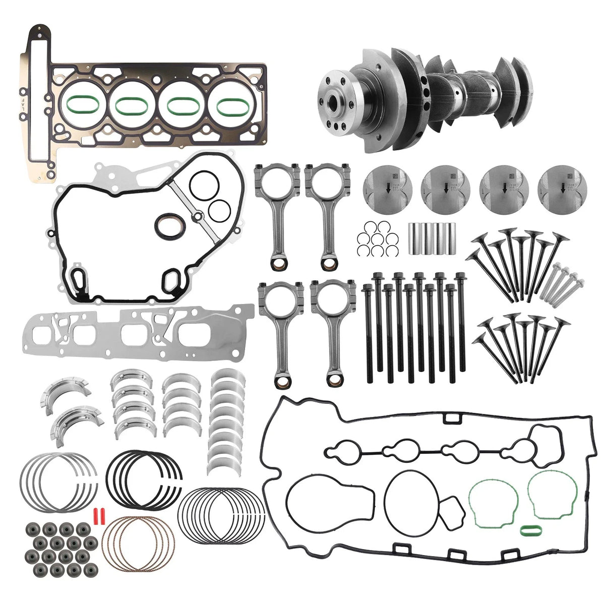 Engine Rebuild Overhaul Kit for Chevy GMC 2.4L