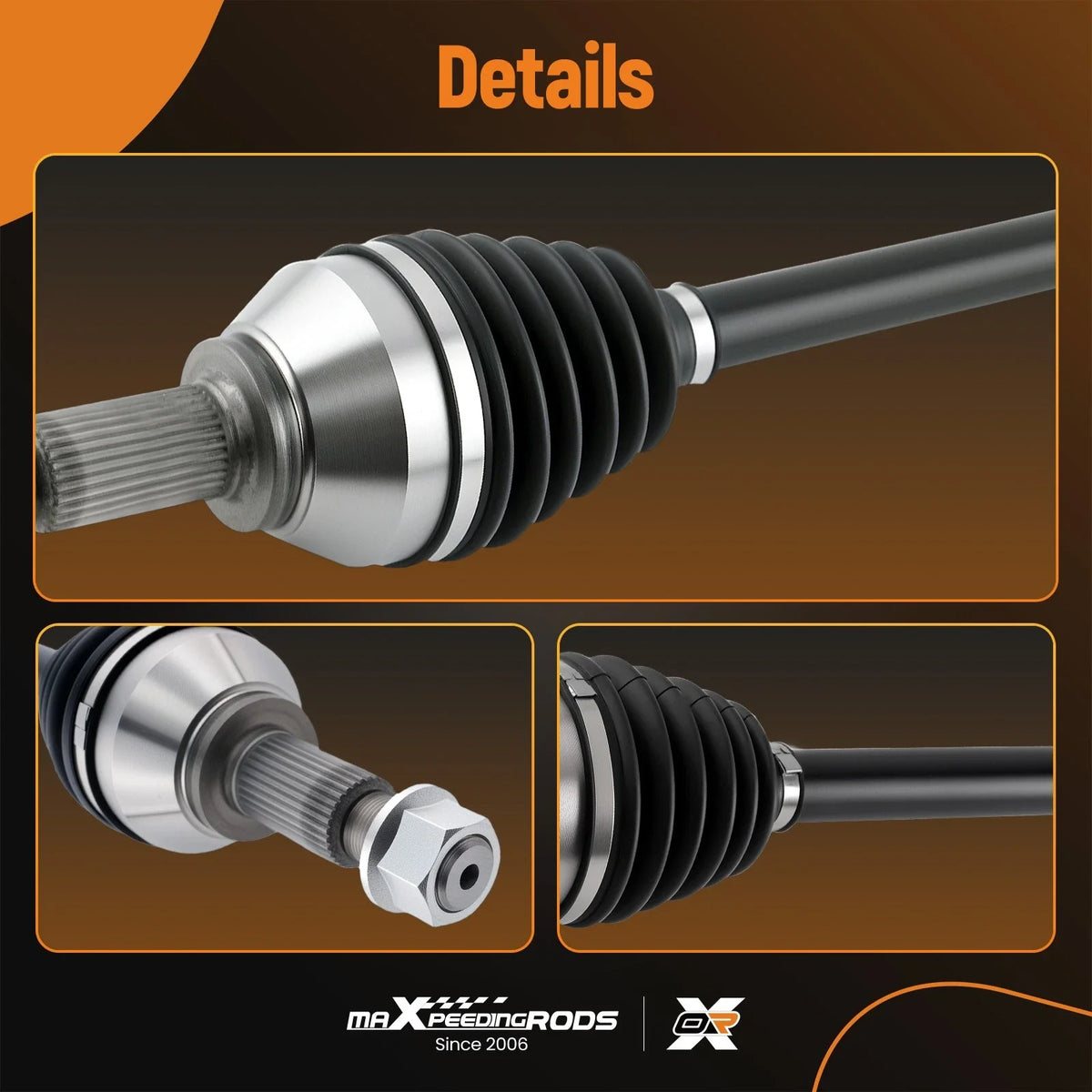 Front CV Axle Shaft Set compatible with Nissan Quest 2011-2014