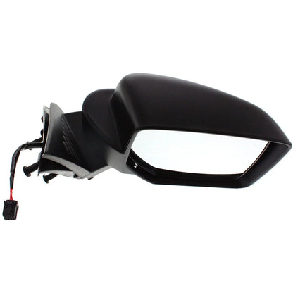 Manual Folding Power Mirror Set Textured Black for Jeep Liberty 2008–2012