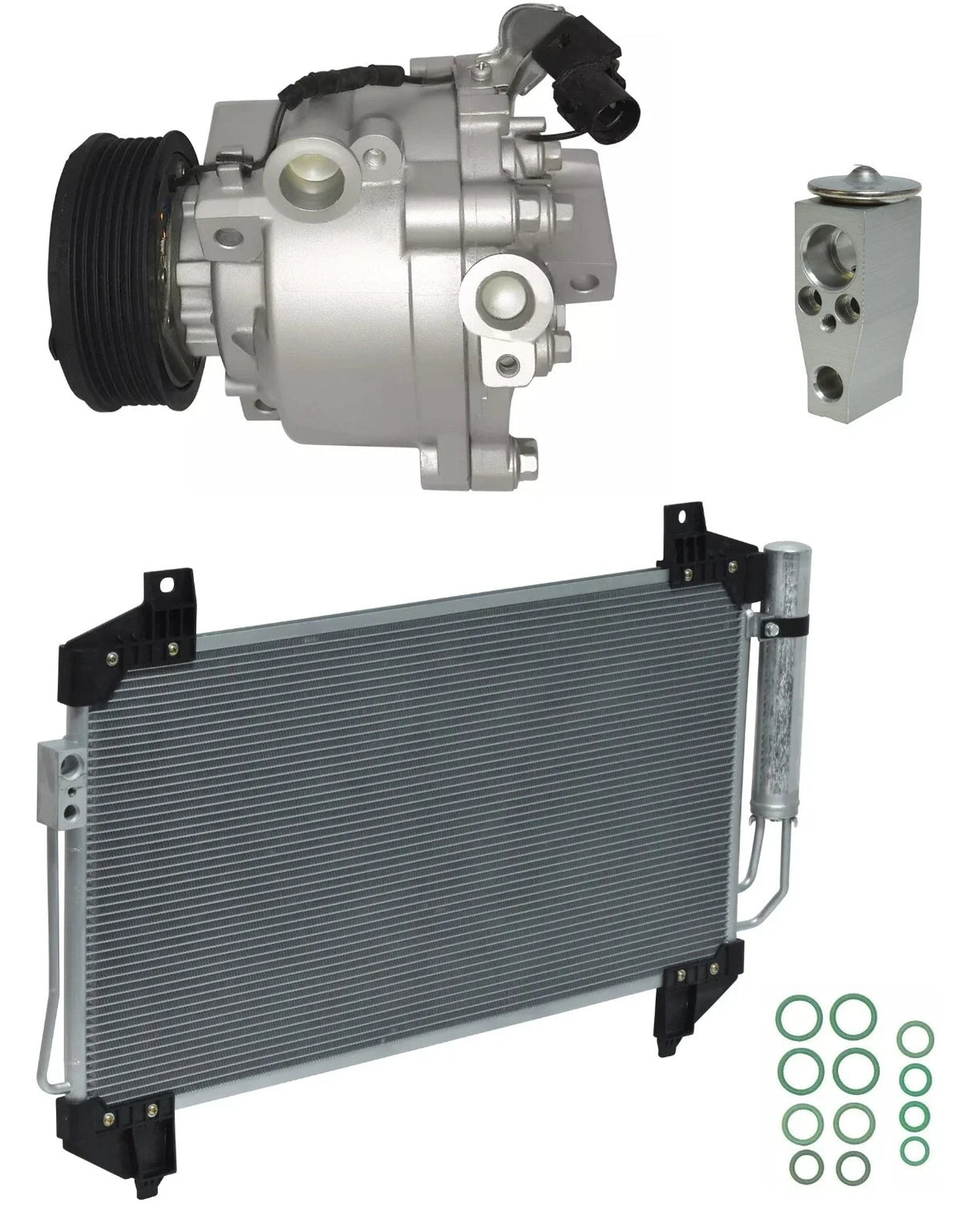 AC Compressor Kit with Condenser for Mitsubishi Outlander 2.4 (2015–2015)