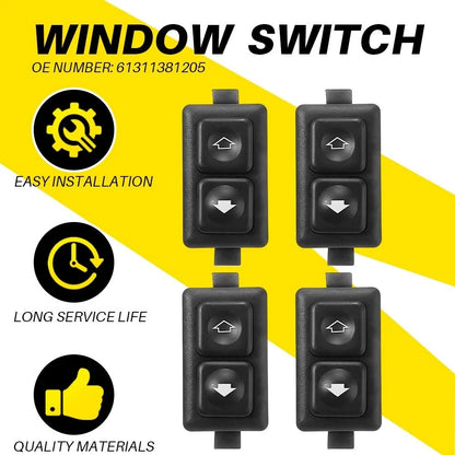 Power Window Control Switch (5Pin 61311381205) for BMW 3 5 6 Series