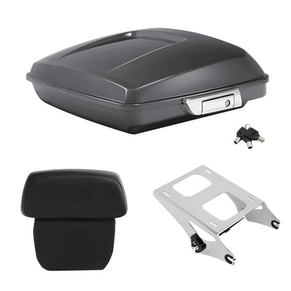 Trunk Pad Mount Rack by Razor for Harley Touring 2014–2026 Gauntlet Gray