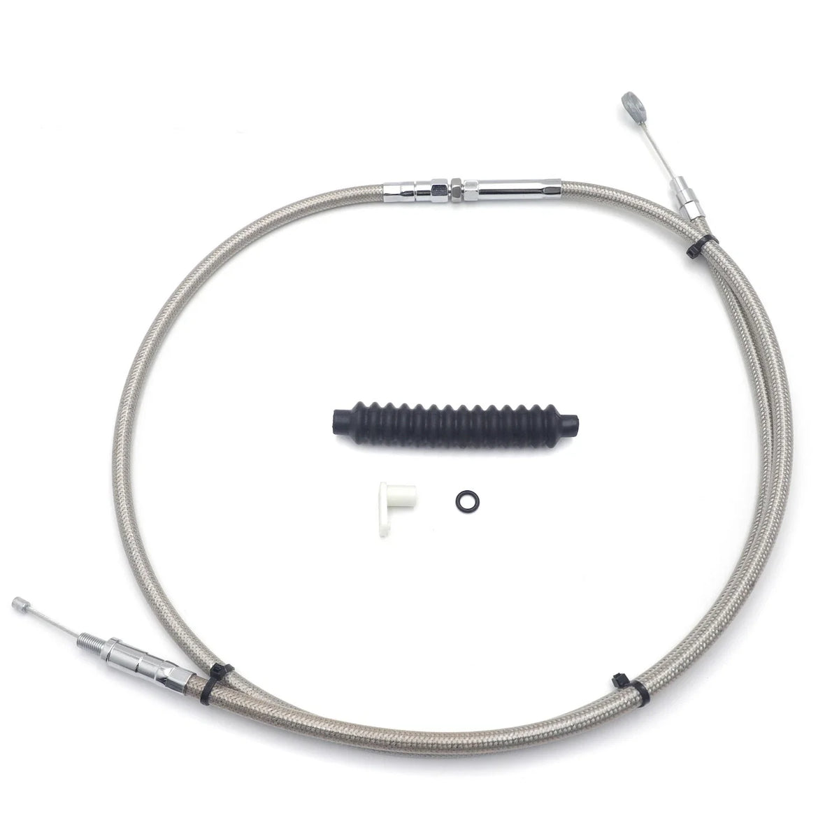 Braided Stainless Clutch Cable for Harley Electra Glide (2002-2006)