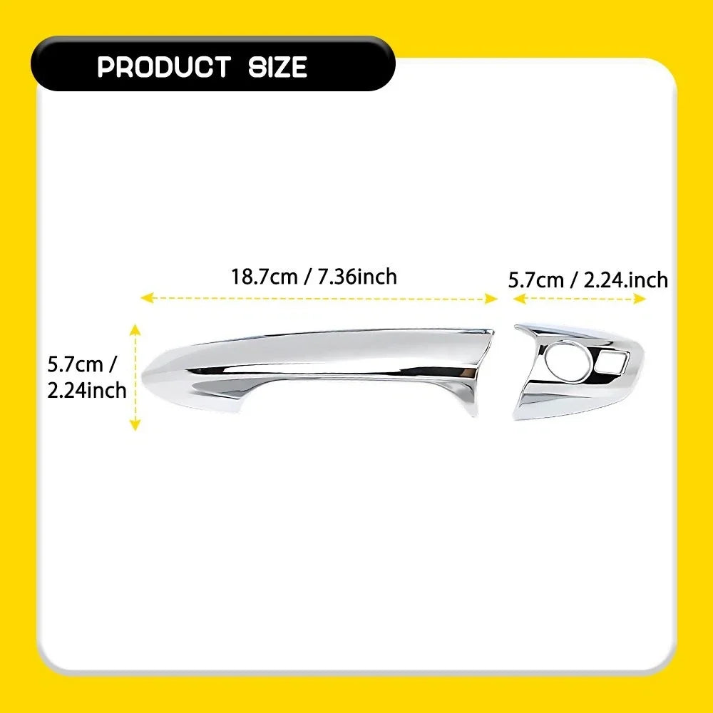 Chrome Exterior Door Handle Cover for ML Class W166 (2012-2015)