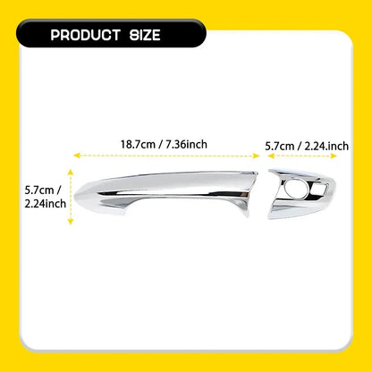 Chrome Exterior Door Handle Cover for ML Class W166 (2012-2015)