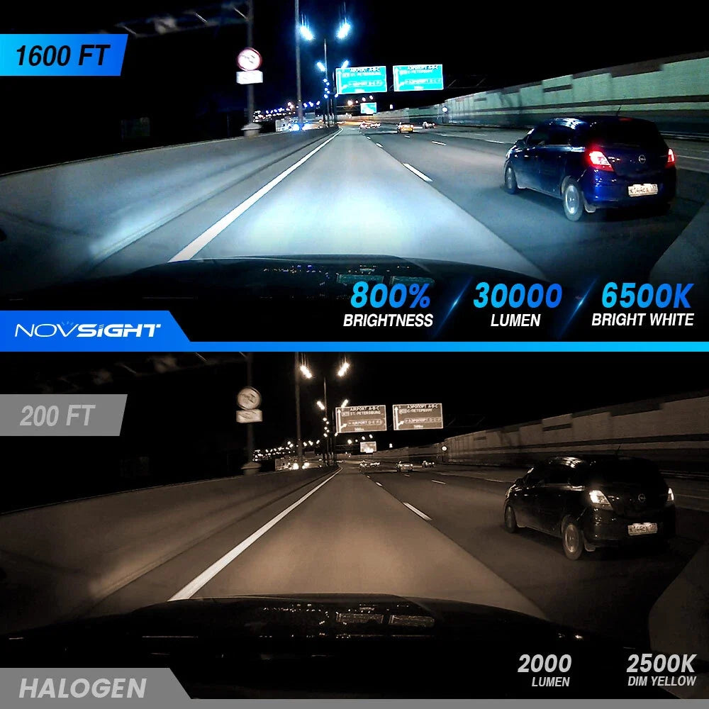 Headlight Bulbs LED Kit H11 9005 9006 H4 H7 H13 for All Vehicles
