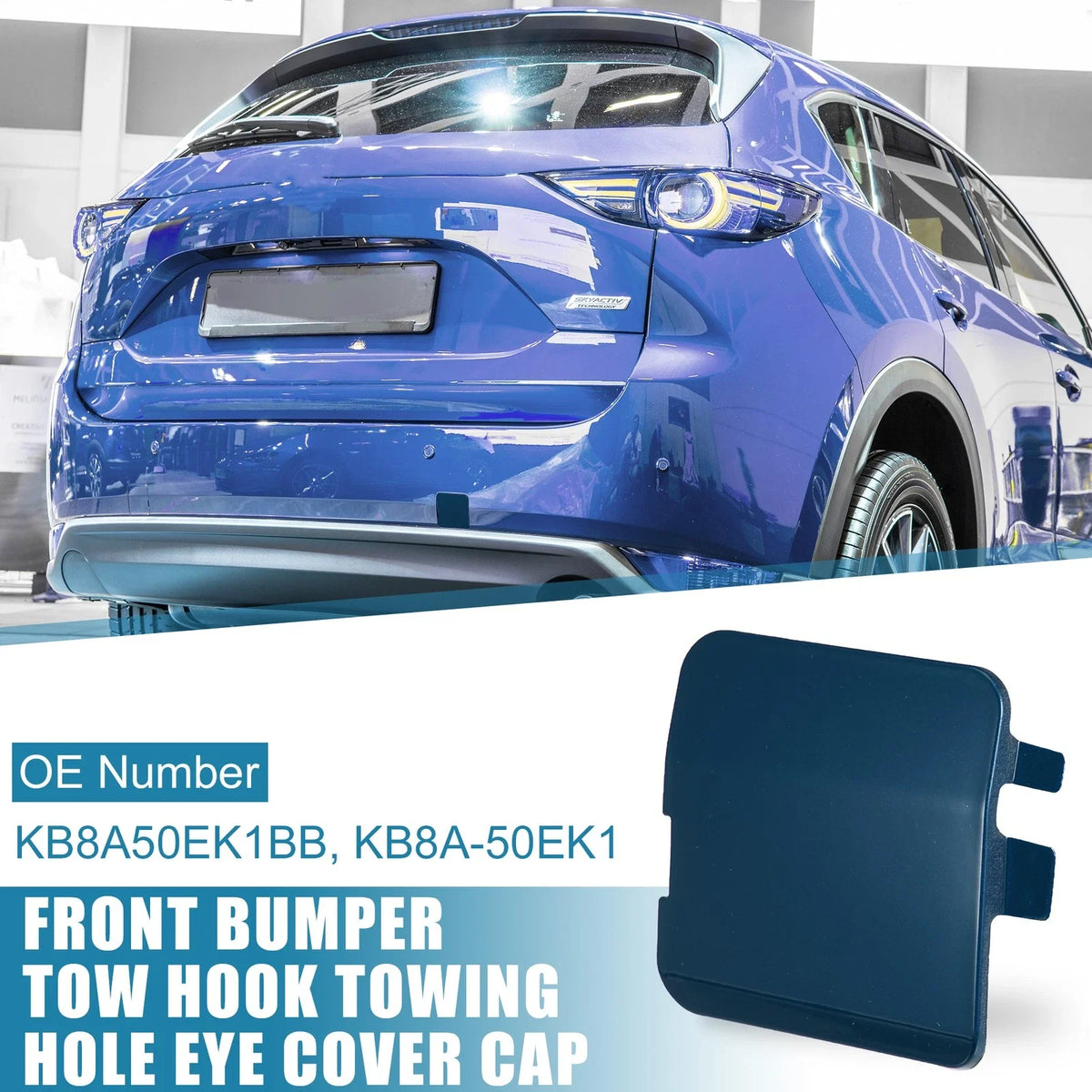 Tow Hook Cover for Mazda CX-5 (2017–2021) - Blue