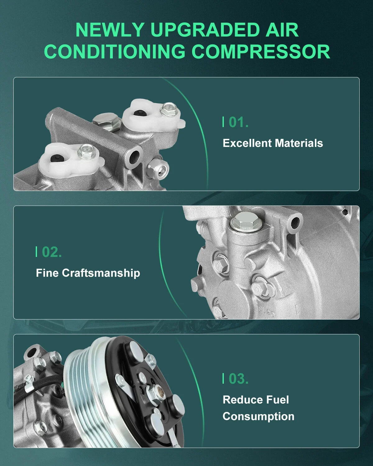 1.5L A/C Compressor for Honda Fit (2009-2013)