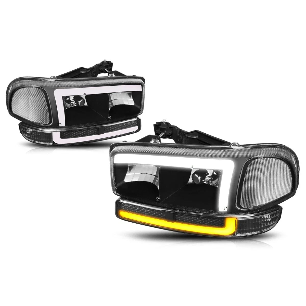 LED DRL Bumper Lamp Headlight Clear Corner for Sierra/Yukon (1999–2006)