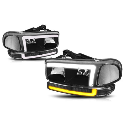 LED DRL Bumper Lamp Headlight Clear Corner for Sierra/Yukon (1999–2006)
