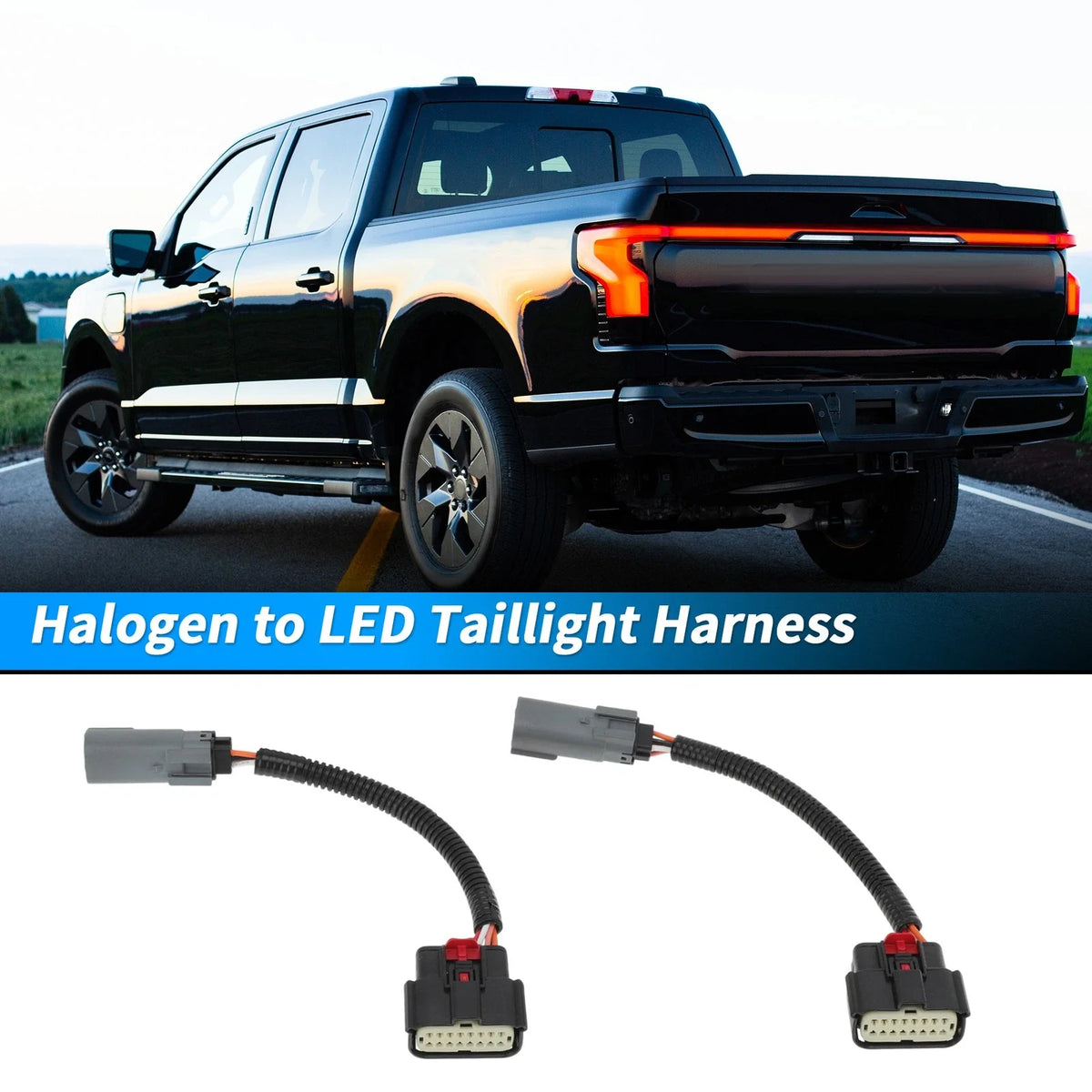 Halogen to LED Taillight Adapter Harness Kit for Ford F-150 (2018–2020)