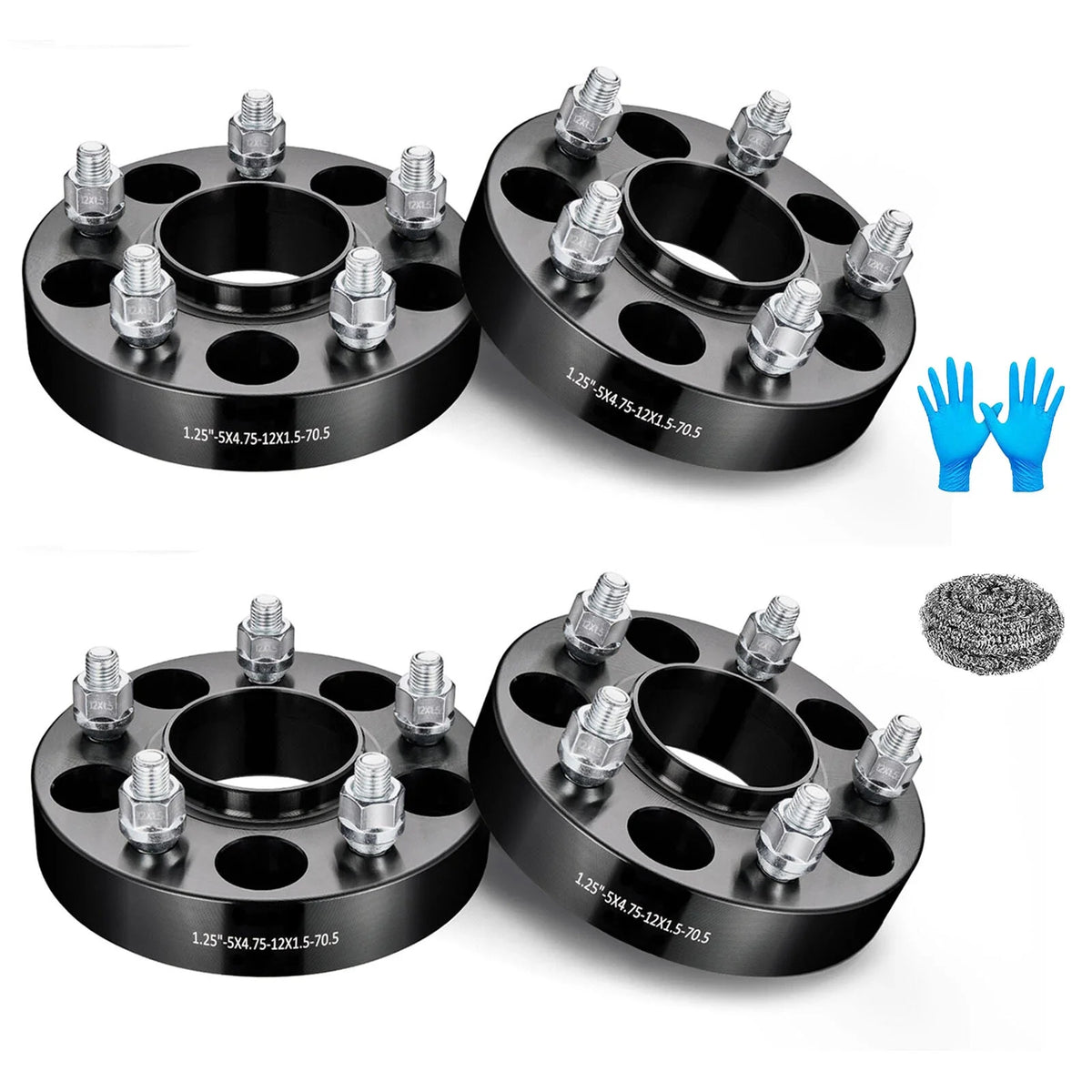1.25" Hubcentric Wheel Spacers for Chevy Corvette Camaro GMC Sonoma (4-Pack)