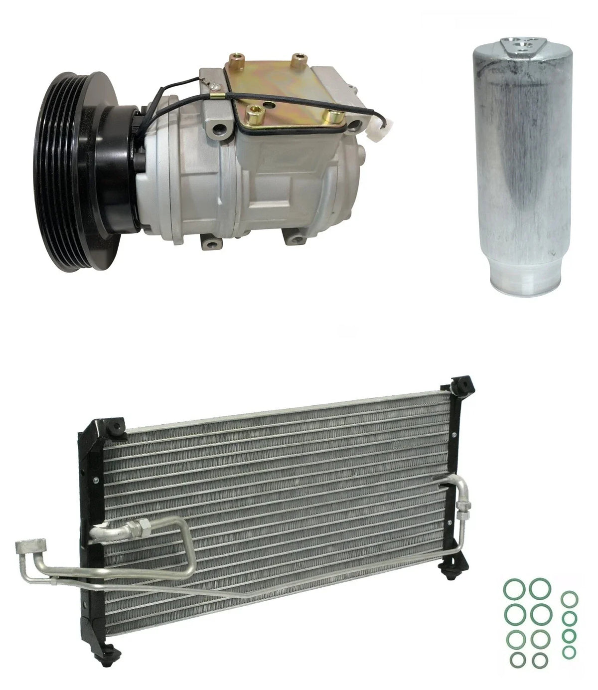 A C Compressor Kit With Condenser for Chrysler Sebring 2.0L (1997–1999)