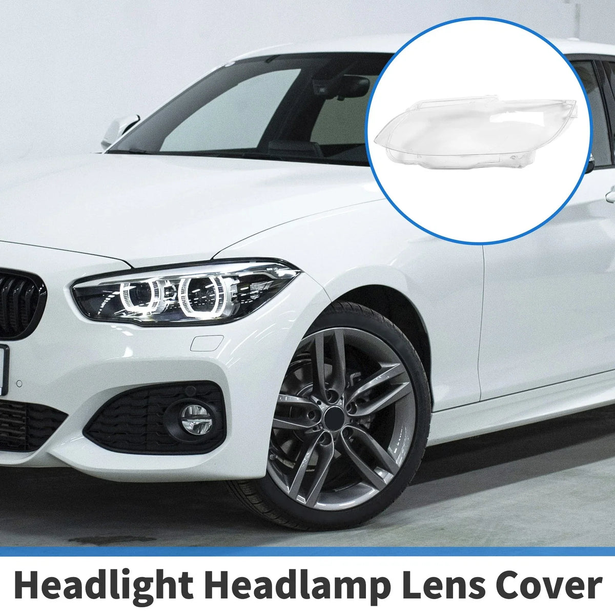 1 Pc Headlight Lens Cover for BMW M3 E92 (2007–2013) No. 63117182517