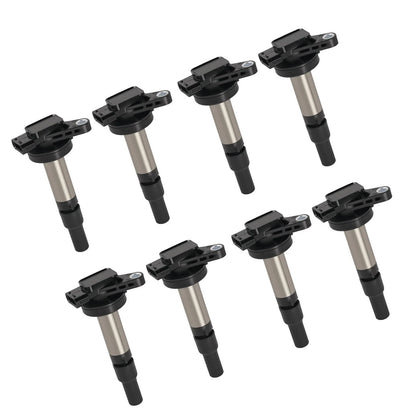Set of 8 Ignition Assemblies for Jaguar XJ8 XK S-Type 2003-2010
