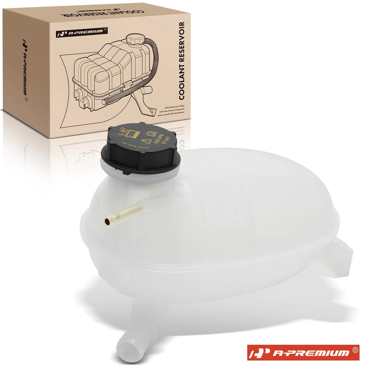 Engine Coolant Reservoir with Cap for Ford Escape (2017–2019)