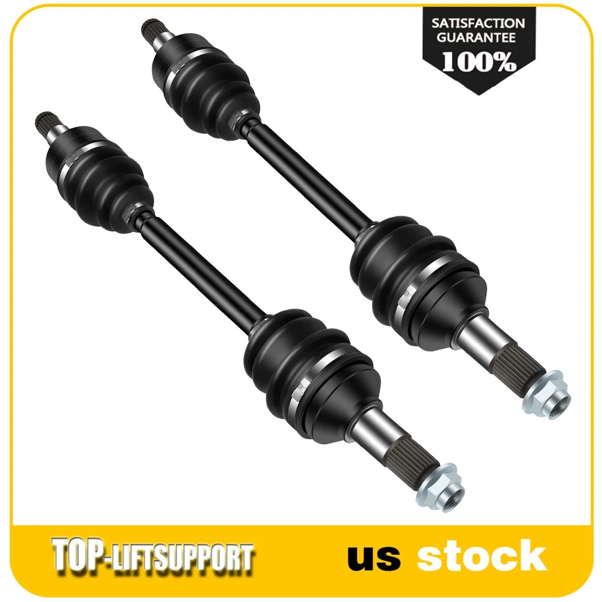 2X CV Axle Shaft Assembly for Yamaha Grizzly 700 (2016–2022)
