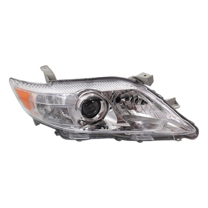 Headlight Kit for Toyota Camry (2010–2011) Right RH Lens/Housing Halogen Chrome