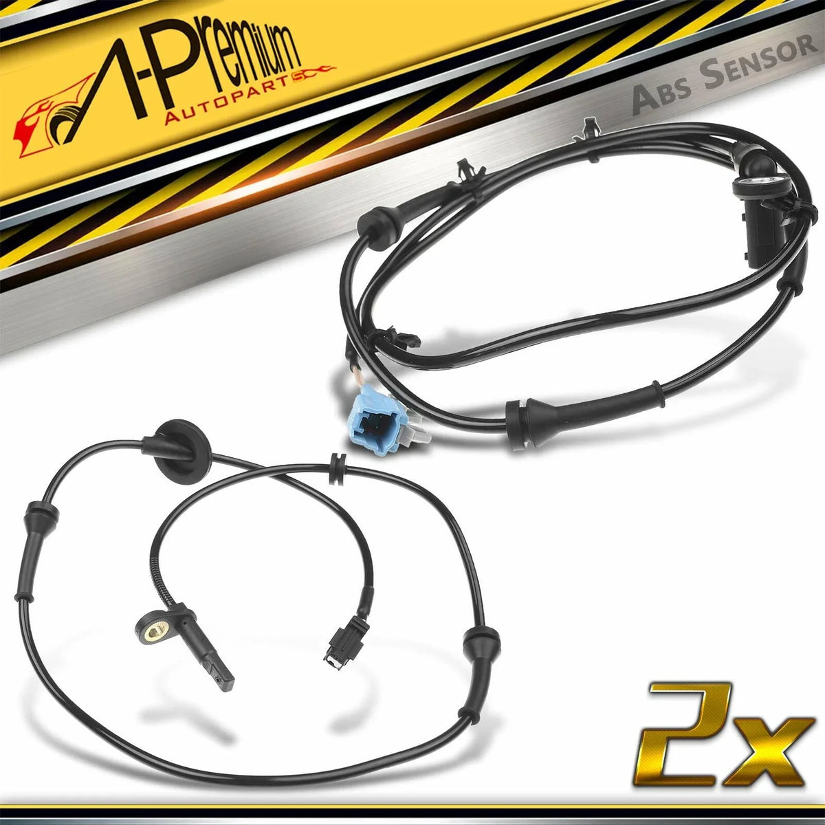 2X Front ABS Wheel Speed Sensors for Nissan Quest (2004–2009)