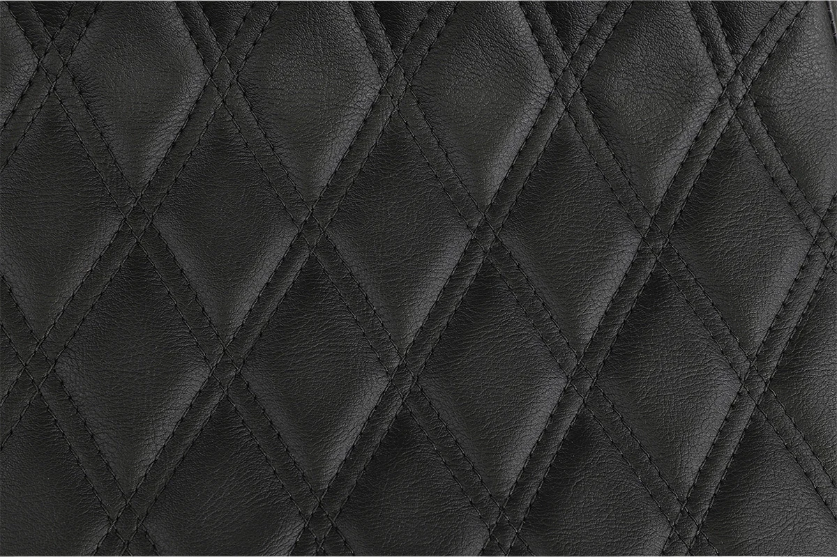 Extended Reach Predator III Seat for Harley Davidson (2000–2023) - Black, Double Diamond