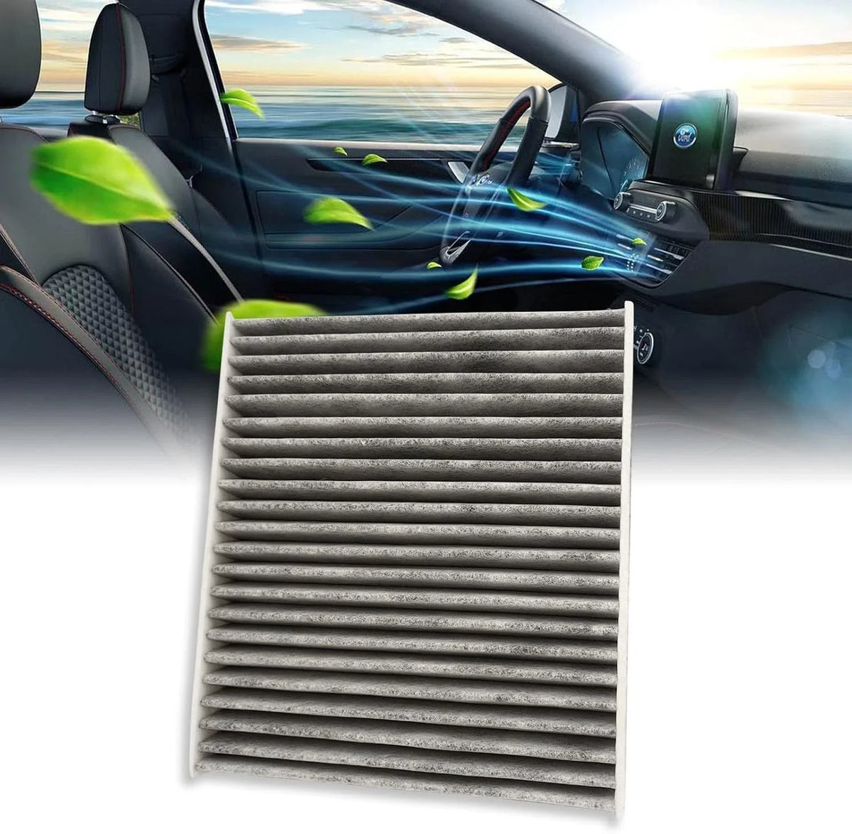 2X Carbon Cabin Air Filter for Lexus ES350 RX350 RX350L RX450h Mazda CX-9 (2018–2021)