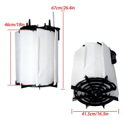 Filter Element Cluster for Hayward Pro-Grid DE3620 (36 sq.ft.)