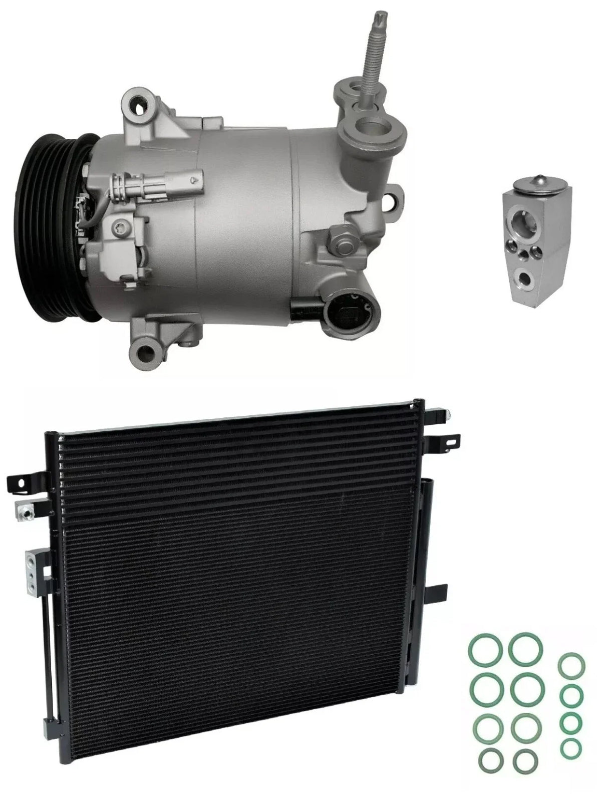 AC Compressor Kit With Condenser for Chevrolet Colorado 2.5L (2016–2016)