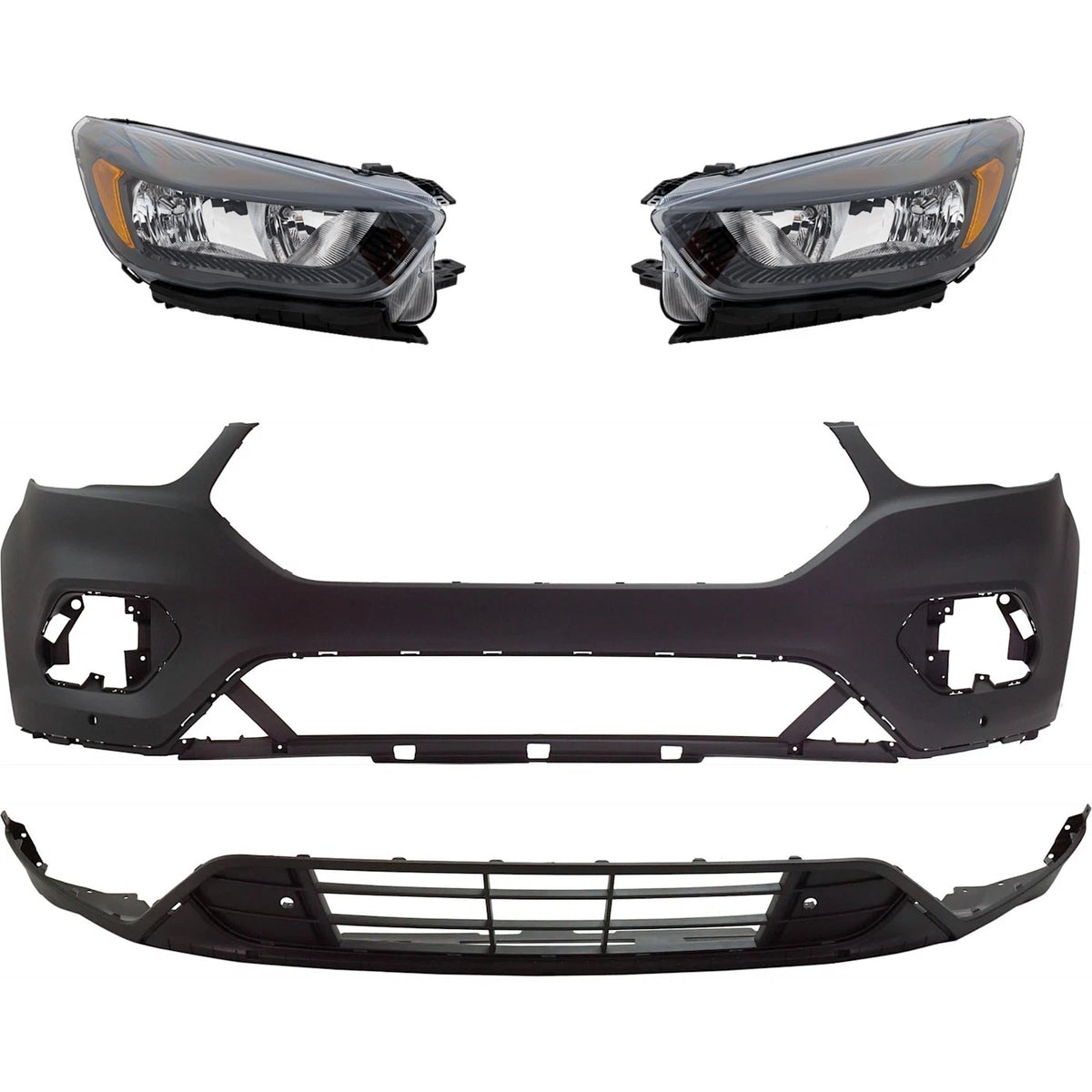 Headlight Set for Ford Escape (2018–2019) - Driver & Passenger Side